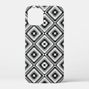 Aztec Stylized BW+Gray Symbol Pattern Case-Mate iPhone Hülle