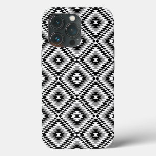 Aztec Stylized BW+Gray Symbol Pattern Case-Mate iPhone Hülle