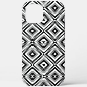 Aztec Stylized BW+Gray Symbol Pattern Case-Mate iPhone Hülle