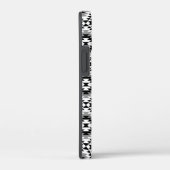 Aztec Stylized BW+Gray Symbol Pattern Case-Mate iPhone Hülle (Rückseite / Rechts)