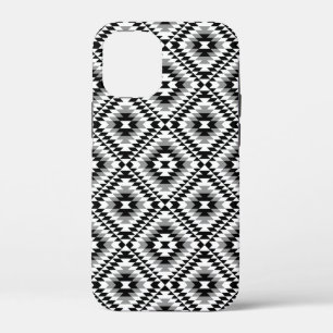 Aztec Stylized BW+Gray Symbol Pattern Case-Mate iPhone Hülle
