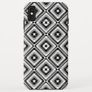 Aztec Stylized BW+Gray Symbol Pattern Case-Mate iPhone Hülle