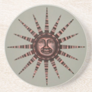 AZTEC SUN Achterbahn Getränkeuntersetzer