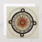 Aztec Sun Card - Einladung (Vorne/Hinten)