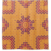 Aztec Sun Duschvorhang (Vorderseite)