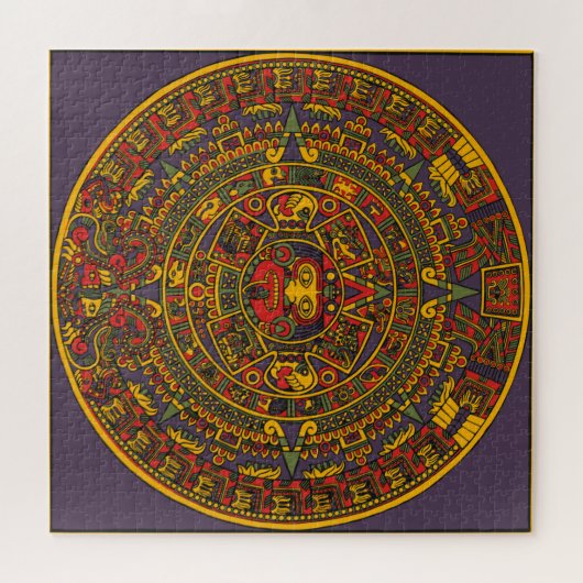 Aztec Sun Puzzle (Horizontal)