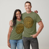 Aztec Sun Stone Calendar T-Shirt (Unisex)