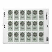 Aztec Sun Stone Maya Kalender 1 Adressaufkleber (Vorne)