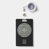 Aztec Sun Stone Maya Kalender 1 Ausweis (Vorderseite mit Ausziehbar)