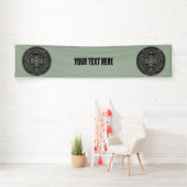Aztec Sun Stone Maya Kalender 1 Banner (Insitu)