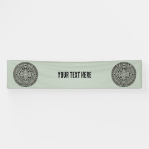 Aztec Sun Stone Maya Kalender 1 Banner