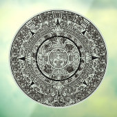 Aztec Sun Stone Maya Kalender 1 Fensteraufkleber (Blatt 3)
