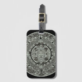 Aztec Sun Stone Maya Kalender 1 Gepäckanhänger (Vorderseite Vertikal)