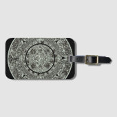 Aztec Sun Stone Maya Kalender 1 Gepäckanhänger (Vorderseite (Horizontal))