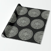 Aztec Sun Stone Maya Kalender 1 Geschenkpapier (Ungerollt)
