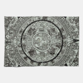 Aztec Sun Stone Maya Kalender 1 Geschirrtuch (Horizontal)