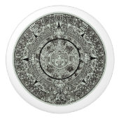 Aztec Sun Stone Maya Kalender 1 Keramikknauf (Vorderseite)