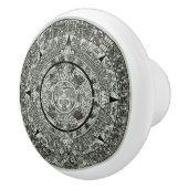 Aztec Sun Stone Maya Kalender 1 Keramikknauf (Rechts)