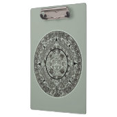 Aztec Sun Stone Maya Kalender 1 Klemmbrett (Links)