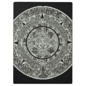 Aztec Sun Stone Maya Kalender 1 Klemmbrett (Rückseite)