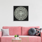 Aztec Sun Stone Maya Kalender 1 Leinwanddruck (Insitu (Wohnzimmer))