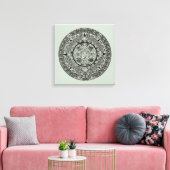 Aztec Sun Stone Maya Kalender 1 Leinwanddruck (Insitu (Wohnzimmer))