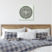 Aztec Sun Stone Maya Kalender 1 Leinwanddruck (Insitu (Schlafzimmer))