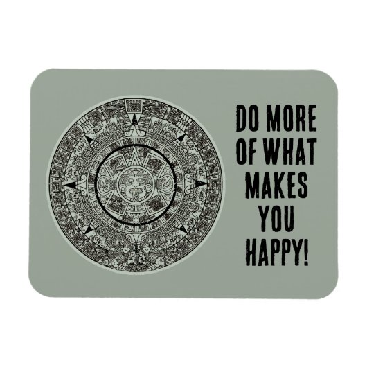 Aztec Sun Stone Maya Kalender 1 Magnet (Horizontal)