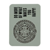 Aztec Sun Stone Maya Kalender 1 Magnet (Vertikal)