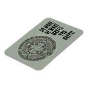 Aztec Sun Stone Maya Kalender 1 Magnet (Linke Seite)