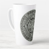 Aztec Sun Stone Maya Kalender 1 Milchtasse (Linke Ecke)