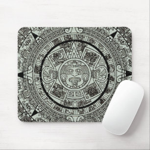 Aztec Sun Stone Maya Kalender 1 Mousepad