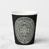 Aztec Sun Stone Maya Kalender 1 Pappbecher (Rückseite)