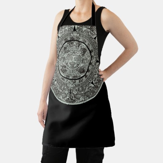 Aztec Sun Stone Maya Kalender 1 Schürze (InSitu)