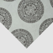 Aztec Sun Stone Maya Kalender 1 Seidenpapier (Detail)