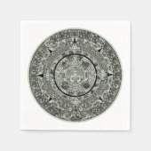 Aztec Sun Stone Maya Kalender 1 Serviette (Vorderseite)