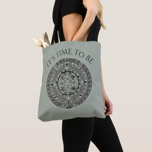 Aztec Sun Stone Maya Kalender 1 Tasche (Von Nahem)