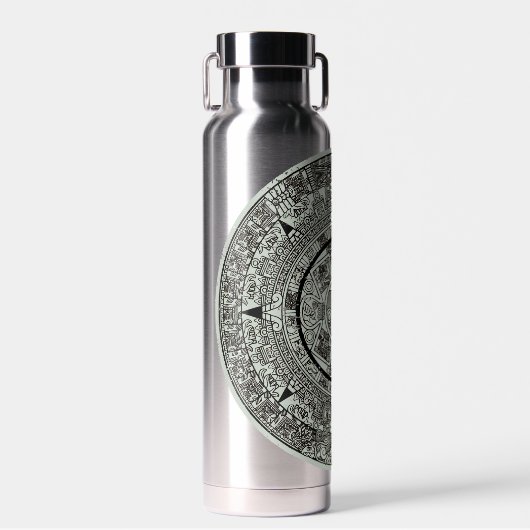 Aztec Sun Stone Maya Kalender 1 Trinkflasche (Vorne)