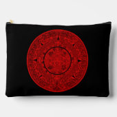 Aztec Sun Stone Maya Kalender 2 Zubehörtasche (Vorderseite)