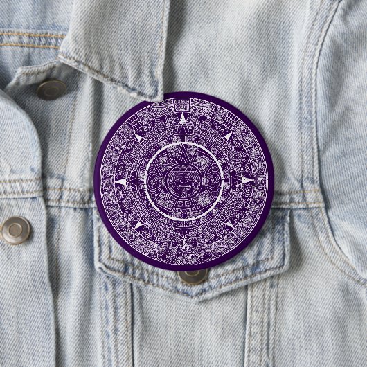 Aztec Sun Stone Maya Kalender 3 Button (Beispiel)