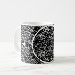 Aztec Sun Stone Maya Kalender 3 Kaffeetasse