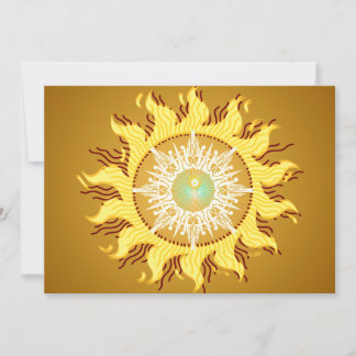 Aztec Sun Summer Beach Party Einladung