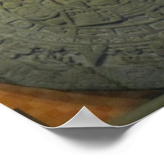 Aztec Sundial Poster (Ecke)