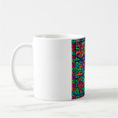 Aztec Sunrise - Neon Mayan Tasse (Links)