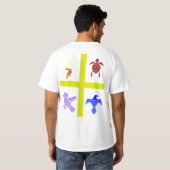 AZTEC SYMBOLS SKATEBOARD T-Shirt (Schwarz voll)