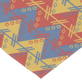 AZTEC TEXTILE FABRIC PATTERN KURZER TISCHLÄUFER (Ecke)