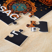 Aztec Tree of Life Abstrakt Medium Mix Puzzle (Seite)