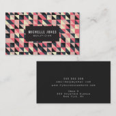 Aztec Triangle Stylist Business Cards Visitenkarte (Vorne/Hinten)
