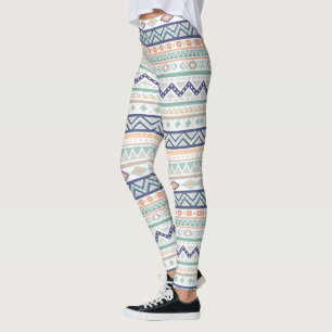 Aztec Tribal-amerikanisches Muster Leggings