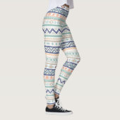 Aztec Tribal-amerikanisches Muster Leggings (Rechts)